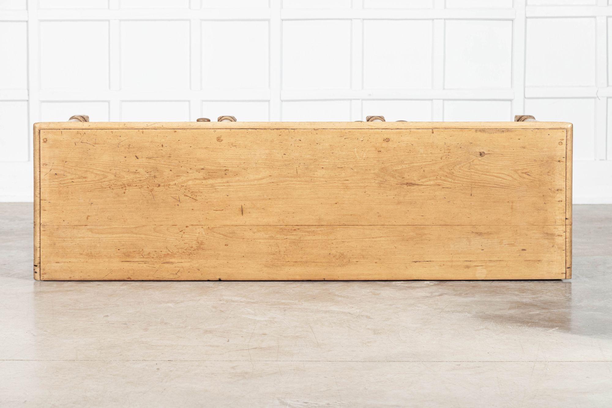 19thC English Pine Dresser Base For Sale 4