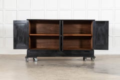 19. Jahrhundert Englisch Kiefer Ebonised Dresser Base