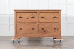 19thC English Pine Haberdashery Drawers