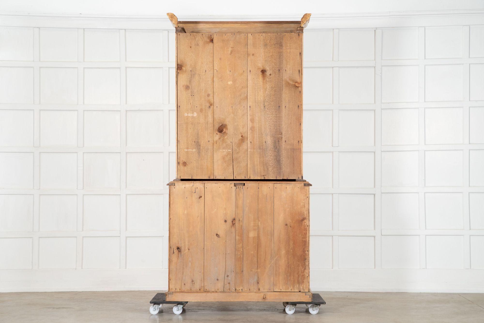 Armadio per biancheria in pino inglese del XIX secolo in vendita 13