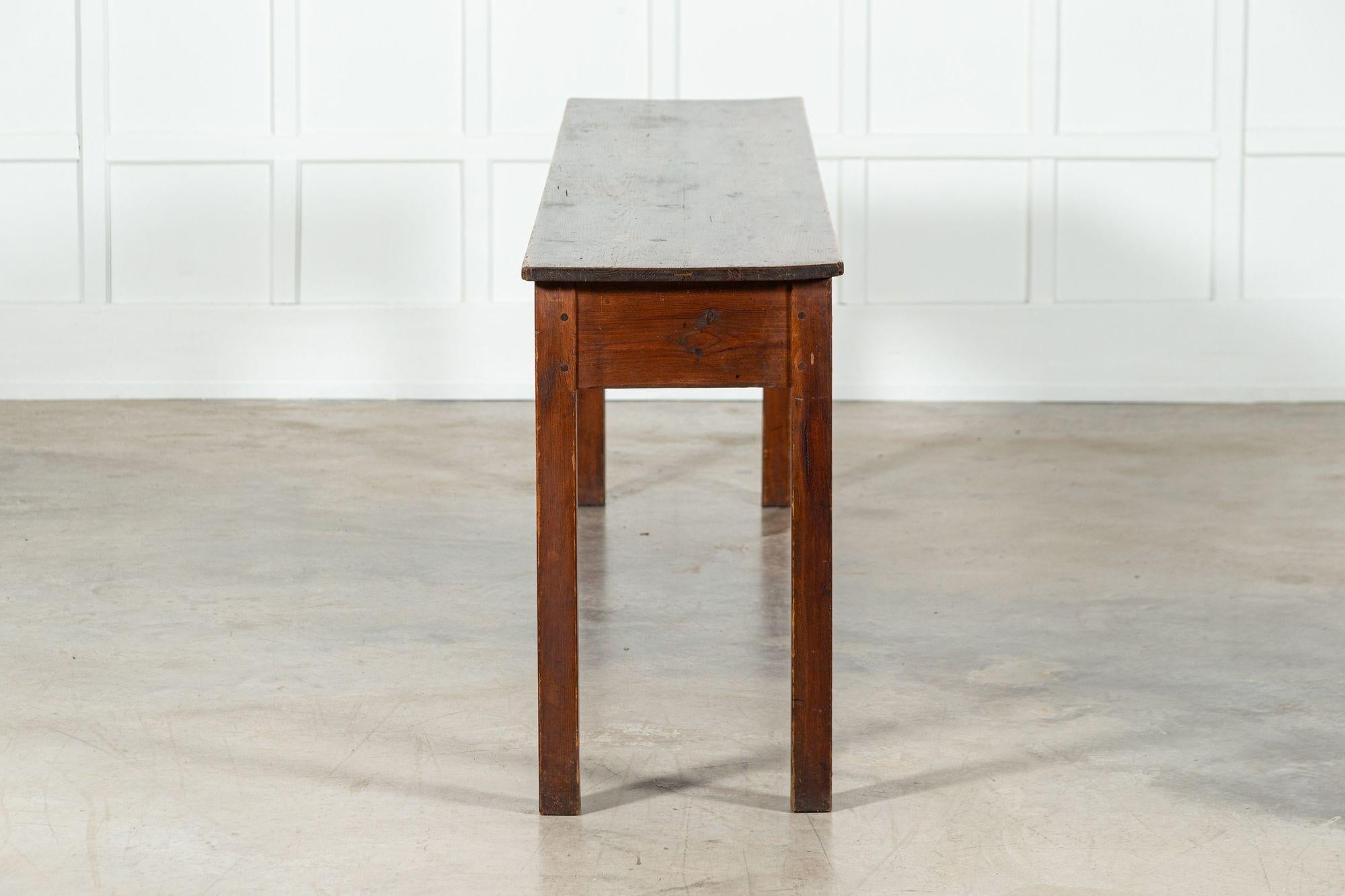 Pin Table à moulin en pin anglais du 19e siècle