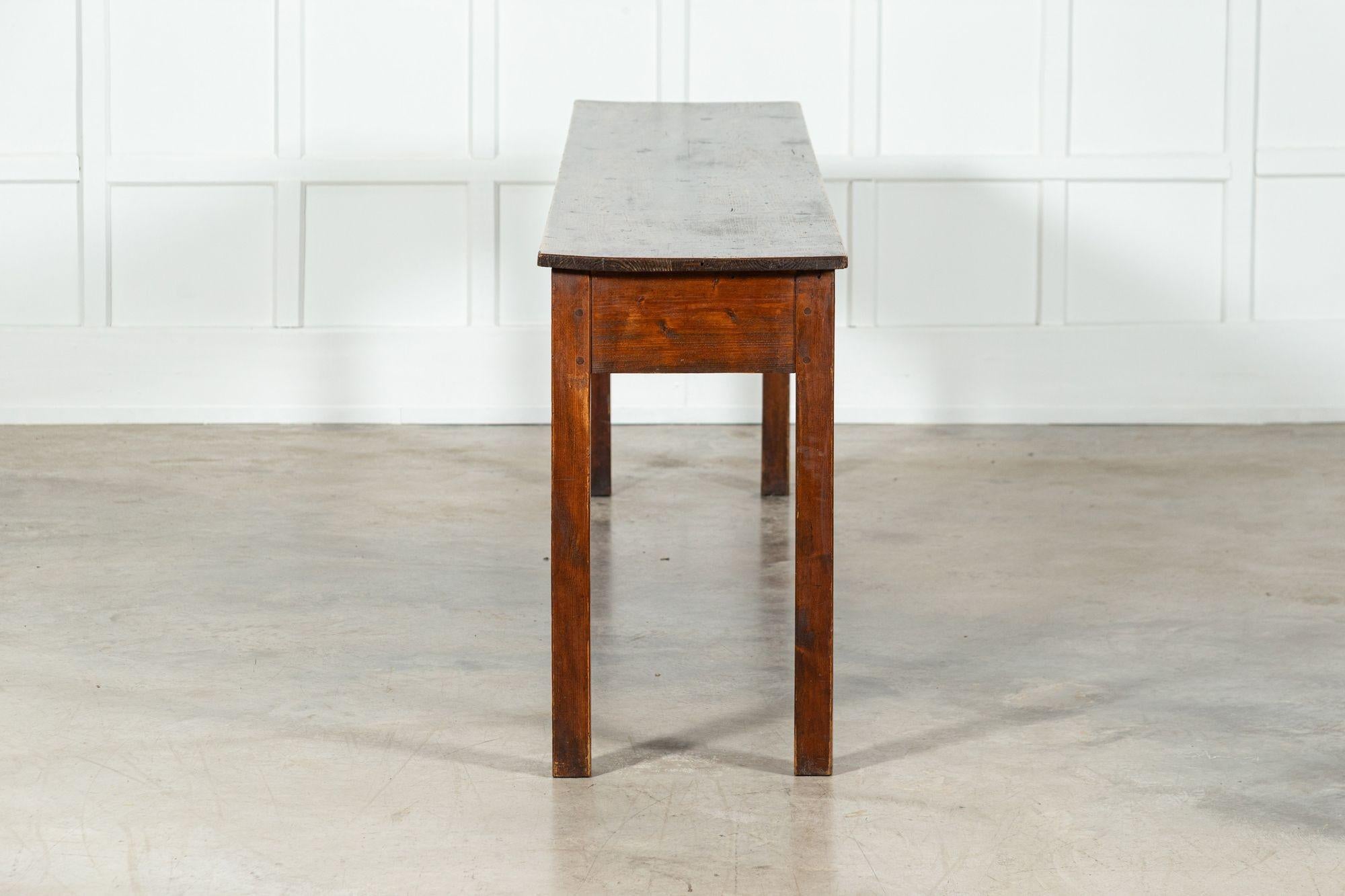 Table à moulin en pin anglais du 19e siècle 1