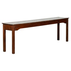 19thC English Pine Mill Cloth Table