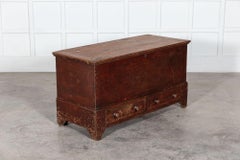 19thC English Pine Mule Chest