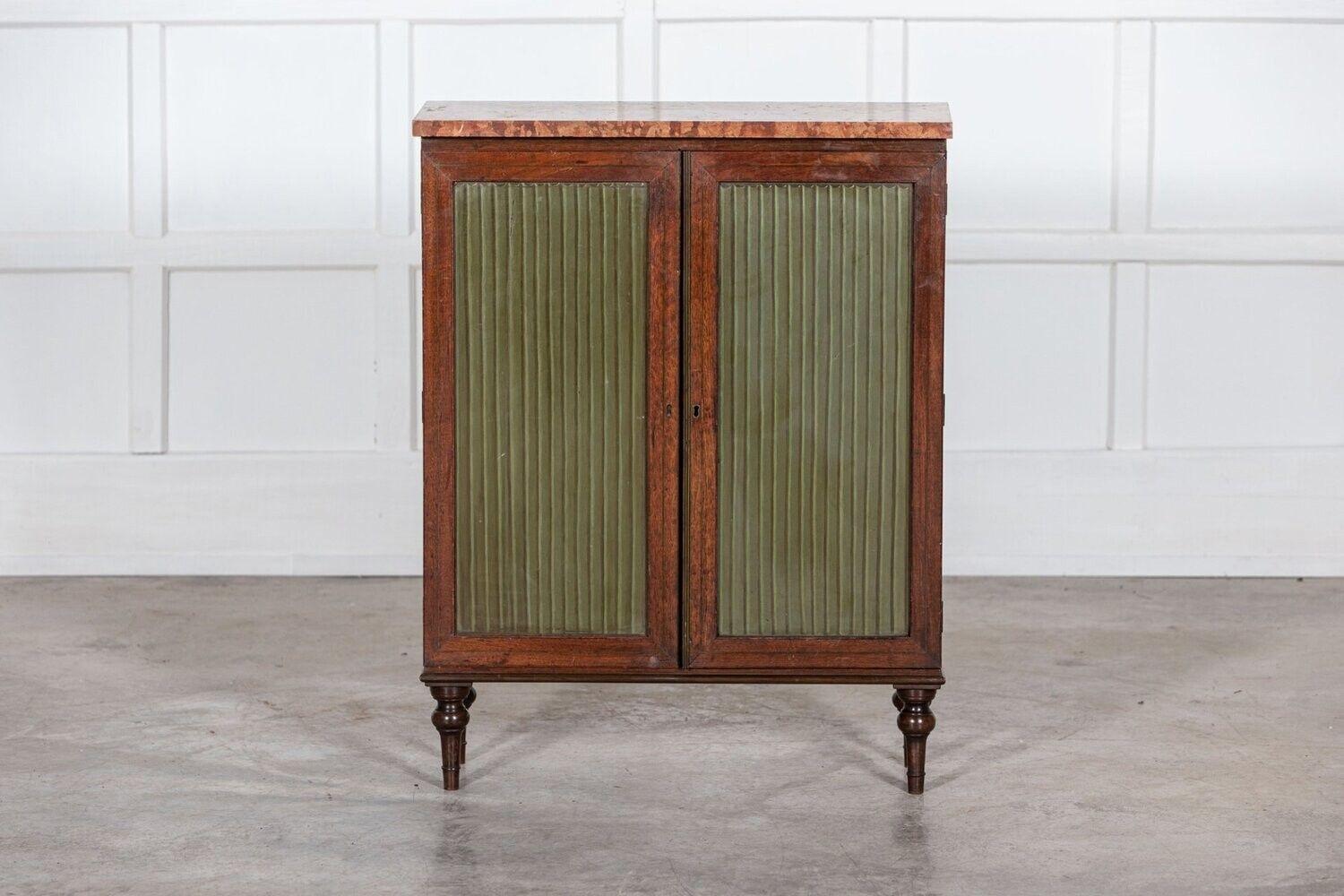 19thC English Regency Pine Cabinet For Sale 1