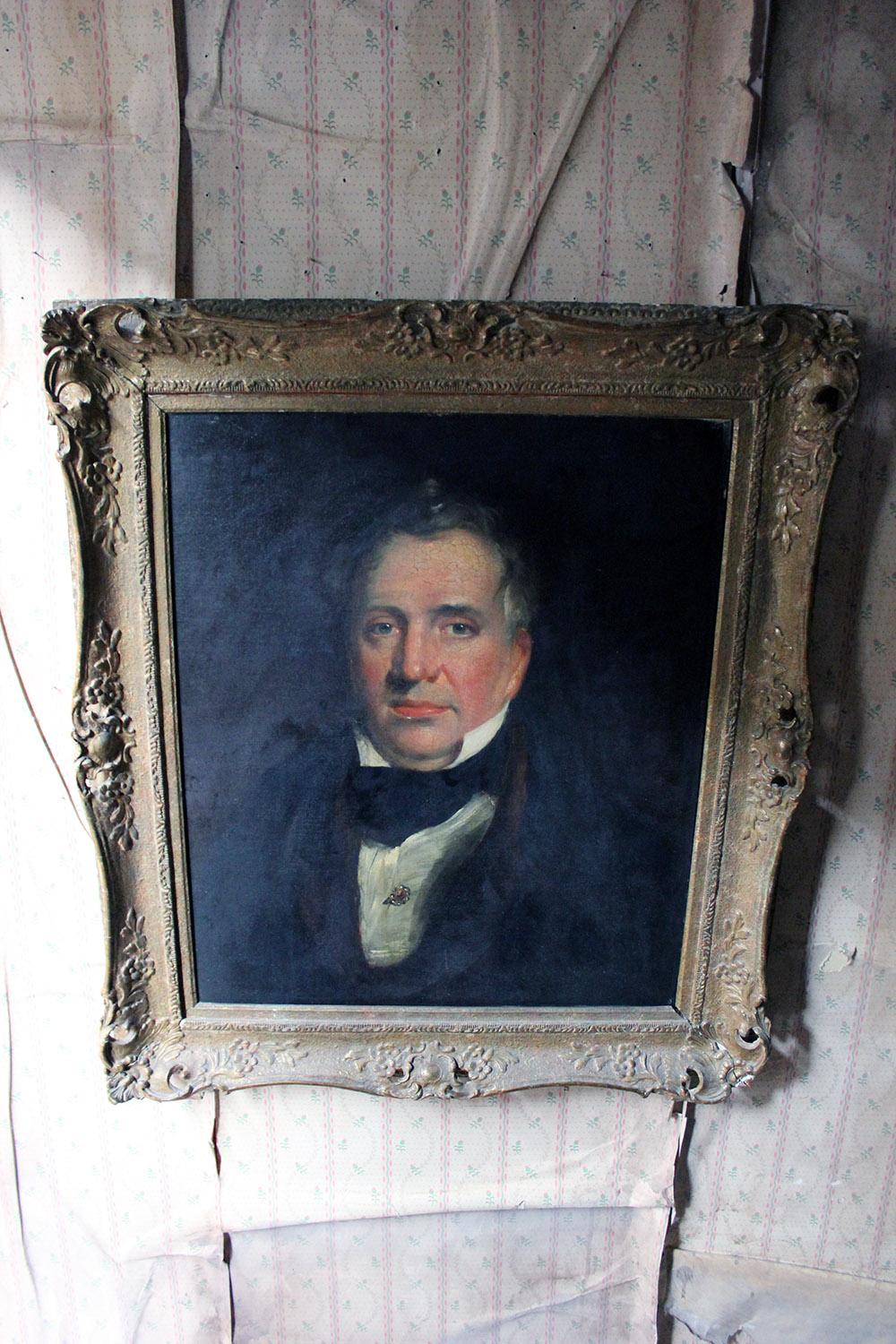 19th Century English School Oil on Board Portrait of a Gentleman, circa 1870 10