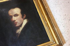 English School Oil on Canvas Laid to Board Portrait of a Gentleman, circa 1870