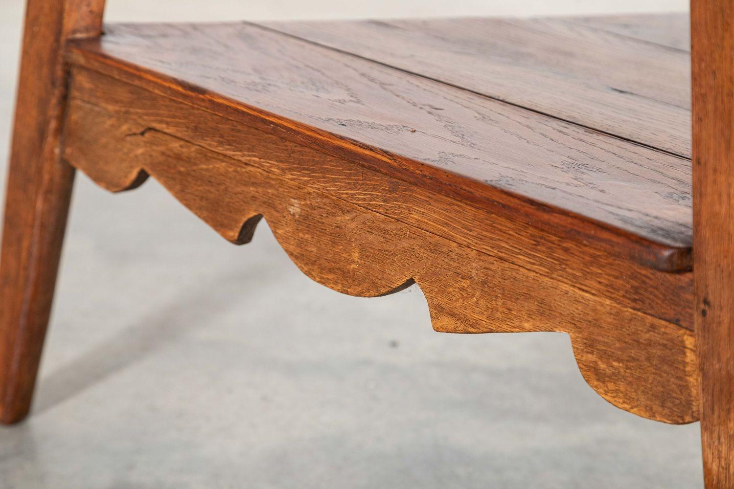 XIXe siècle Table de cricket en orme vernaculaire anglais du 19e siècle en vente