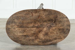 19thC English Vernacular Fruitwood Cricket / Tavern Table