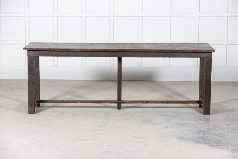 19thC English Vernacular Pine Kitchen Table For Sale at 1stDibs