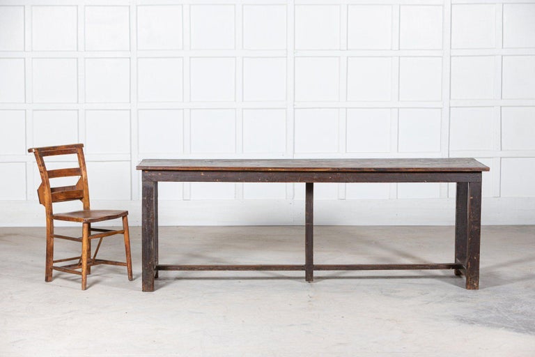 19thC English Vernacular Pine Kitchen Table For Sale at 1stDibs