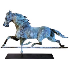 19Thc Fiske Full Body Horse Weather Vane