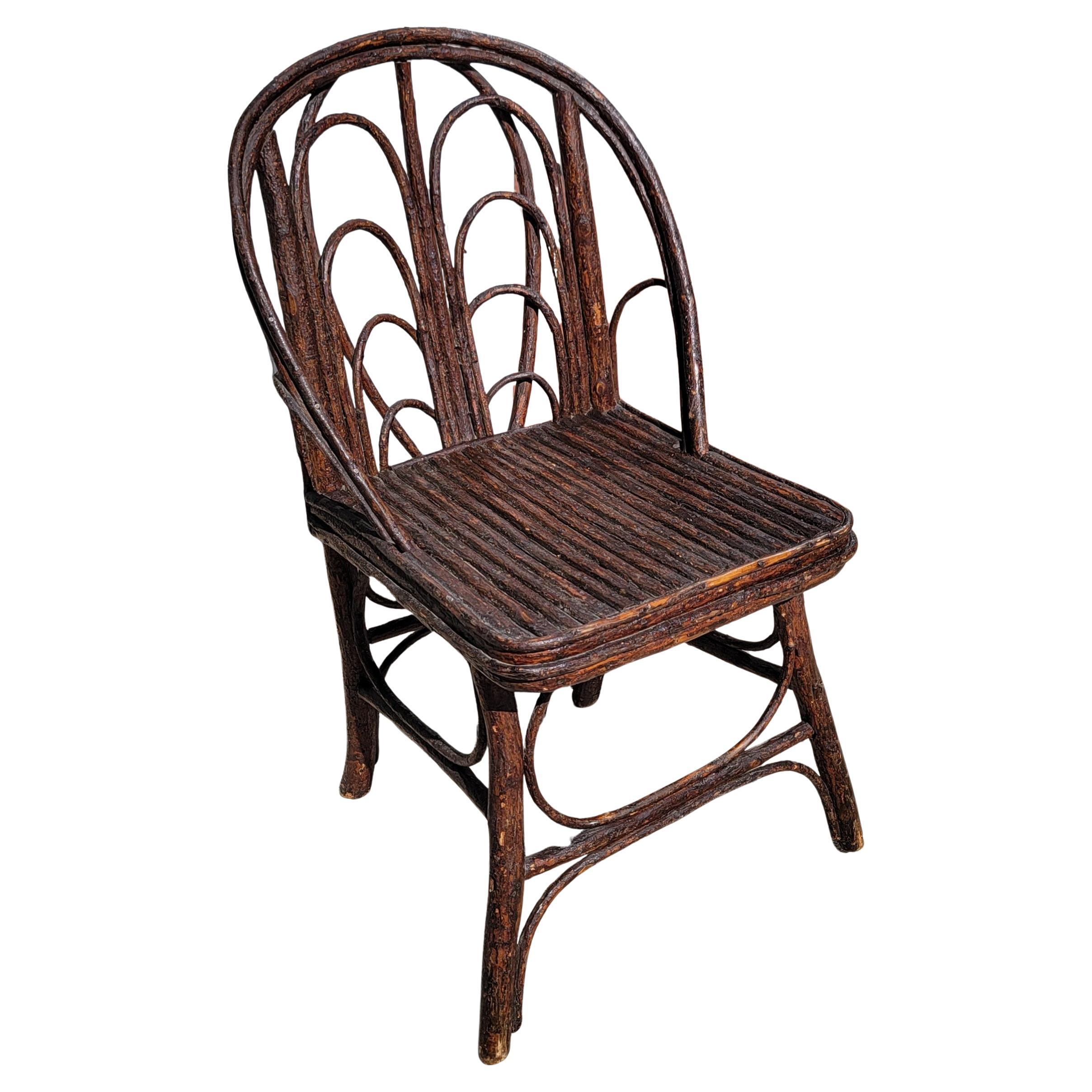 19Thc Folky Bentwood Side Chair
