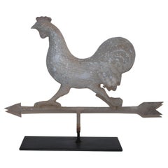 Folky Chicken Weather Vane aus dem 19. Jahrhundert