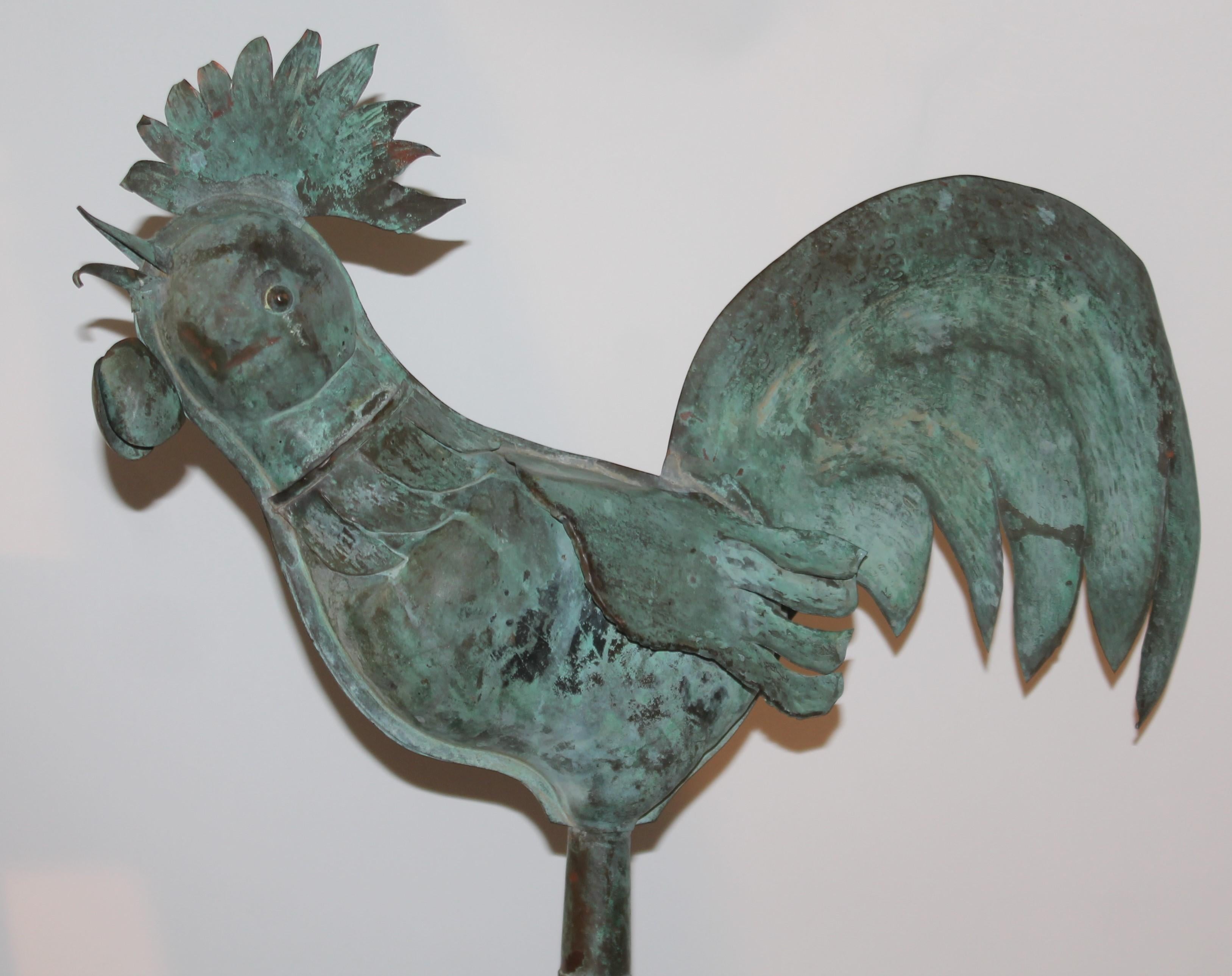 Adirondack 19Thc Folky Rooster Weather Vane From Maine