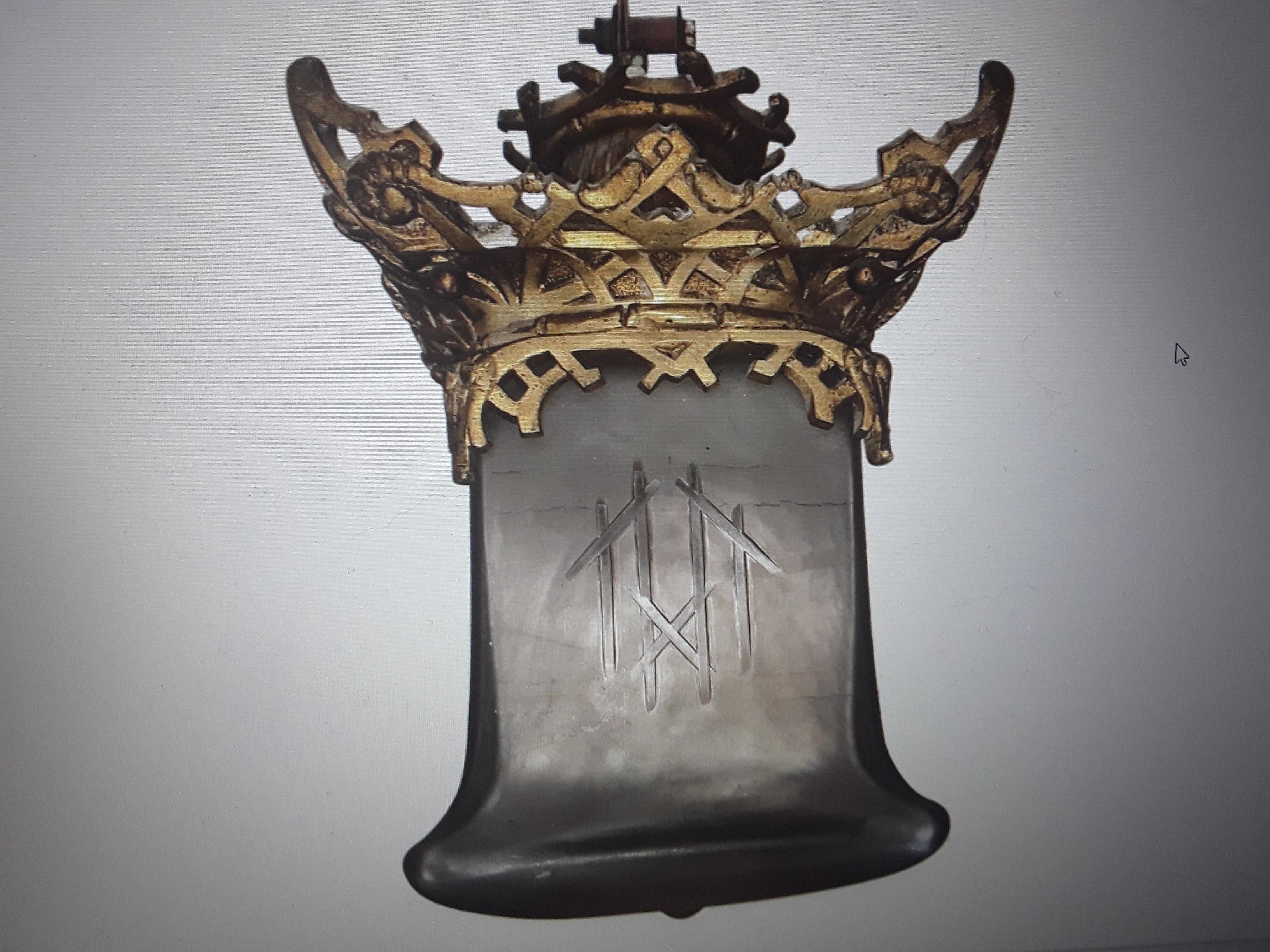 19thc French Antique Napoleon III Gilt Bronze Chinoiserie Heavy Pagoda Lantern For Sale 9