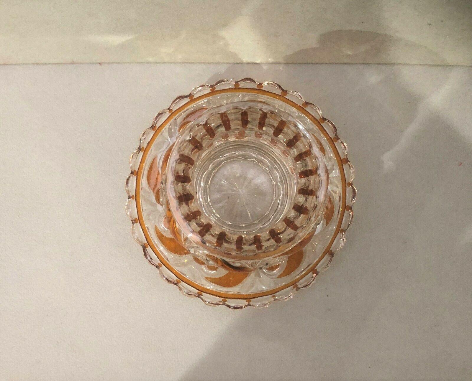 Französische Baccarat- Napoleon III.-Nachtleuchte „Veilleuse“ aus Kristall, 19. Jahrhundert im Angebot 5