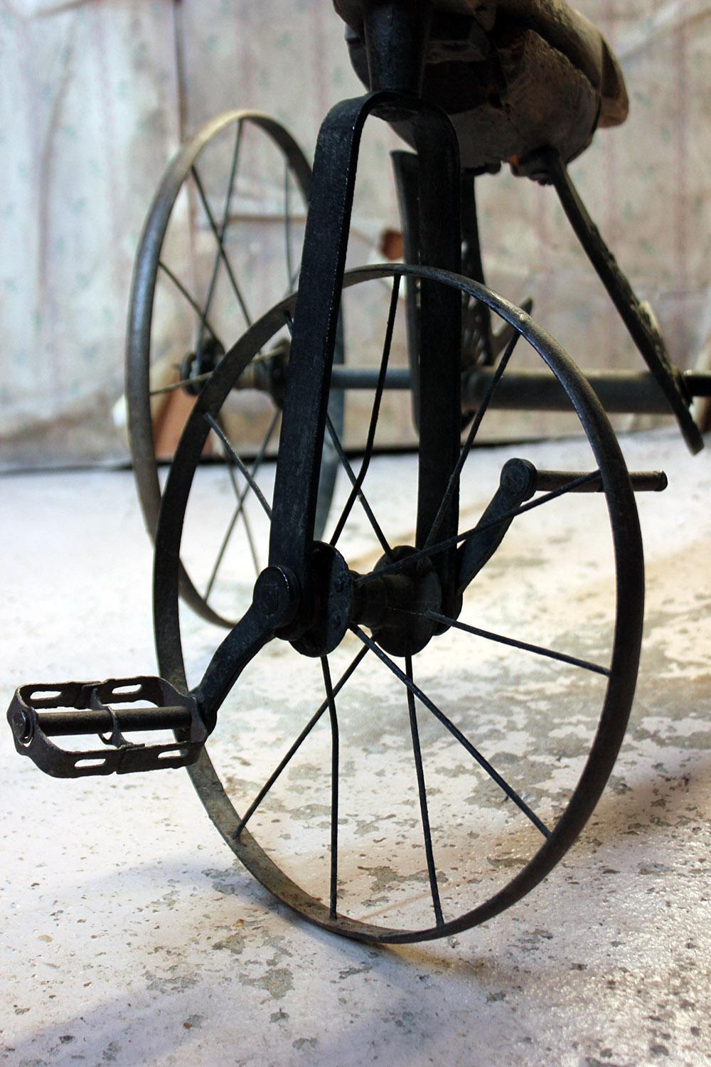 19th Century French Childs Horse Velocipede Tricycle, circa 1870 2