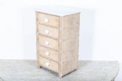 19thC French Faux Bamboo Apprentice Commode