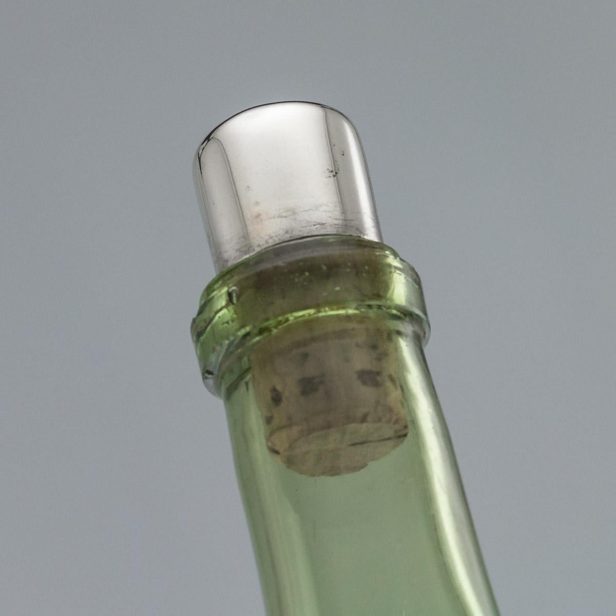 19thC French Four Bottle Tantalus, Pierre Queille, Paris, c.1890 12
