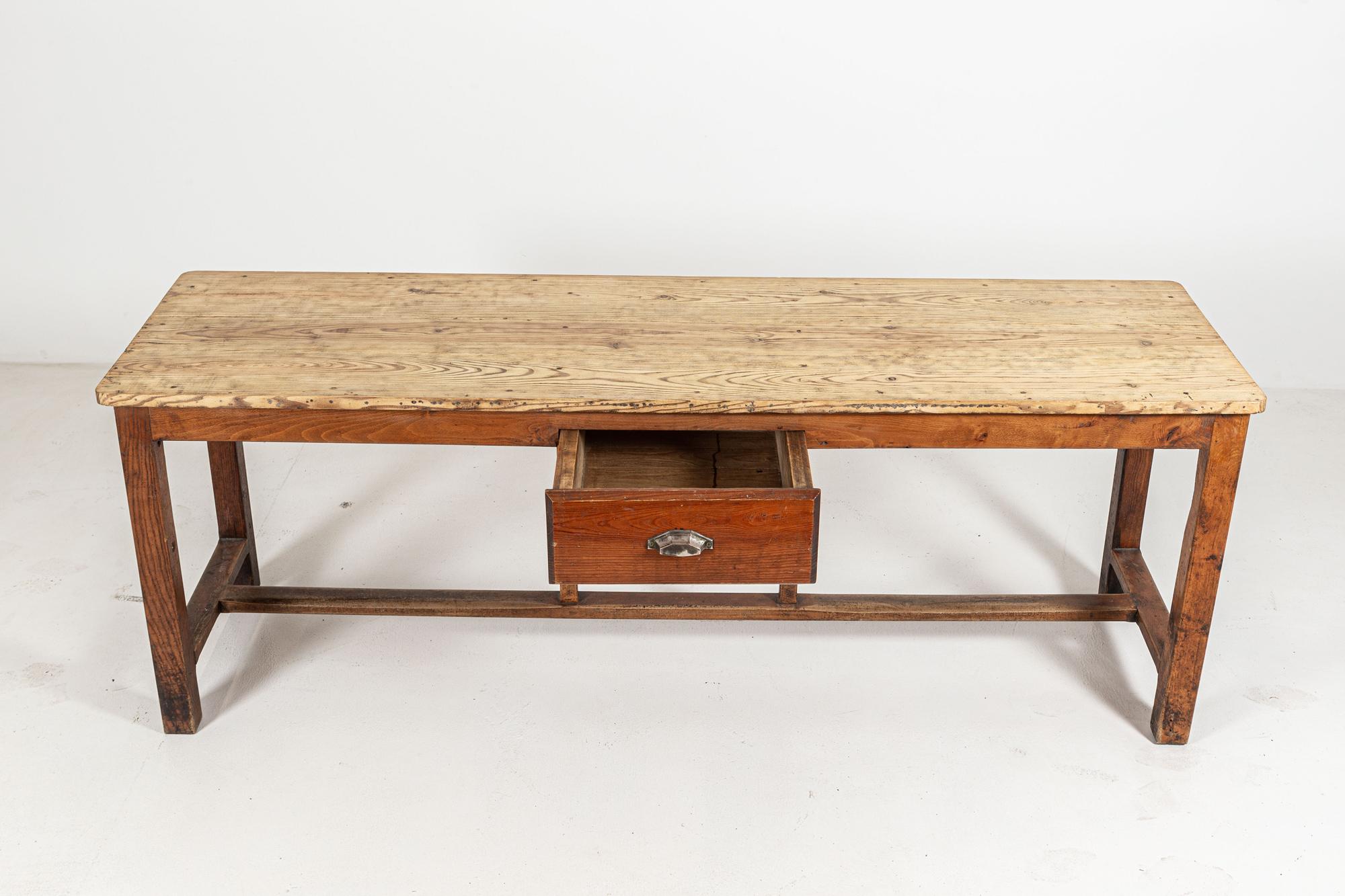 19. Jahrhundert Französisch Obstholz Drapers Tabelle im Zustand „Gut“ im Angebot in Staffordshire, GB