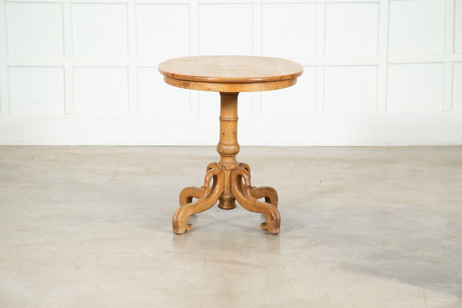 19thC French Fruitwood & Pine Oval Table For Sale 7