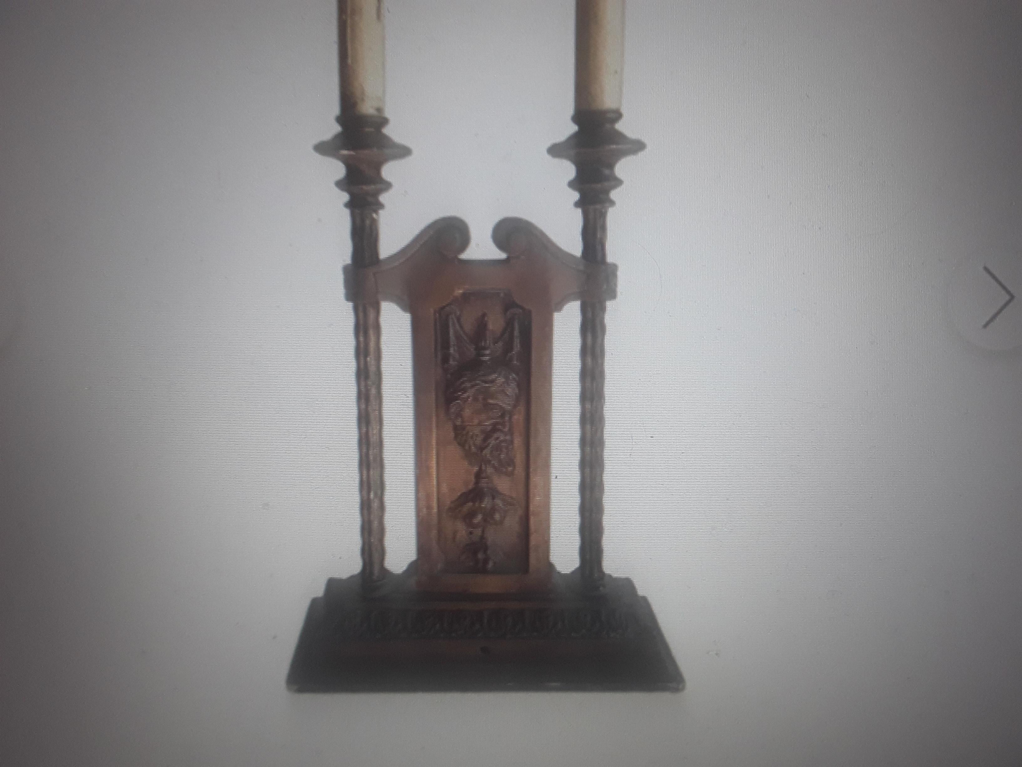 Chandelier / lampe de table Louis XVI en bois sculpté du 19e siècle en vente 8