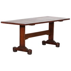 19thC French Mahogany Refectory Table