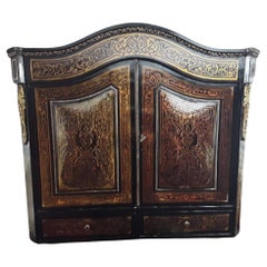 19èmec Français Napoléon III incrusté A.C Boulle style Top Portion "Bonheur Du Jour".