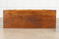 19thC French Oak & Pine Drapers Counter