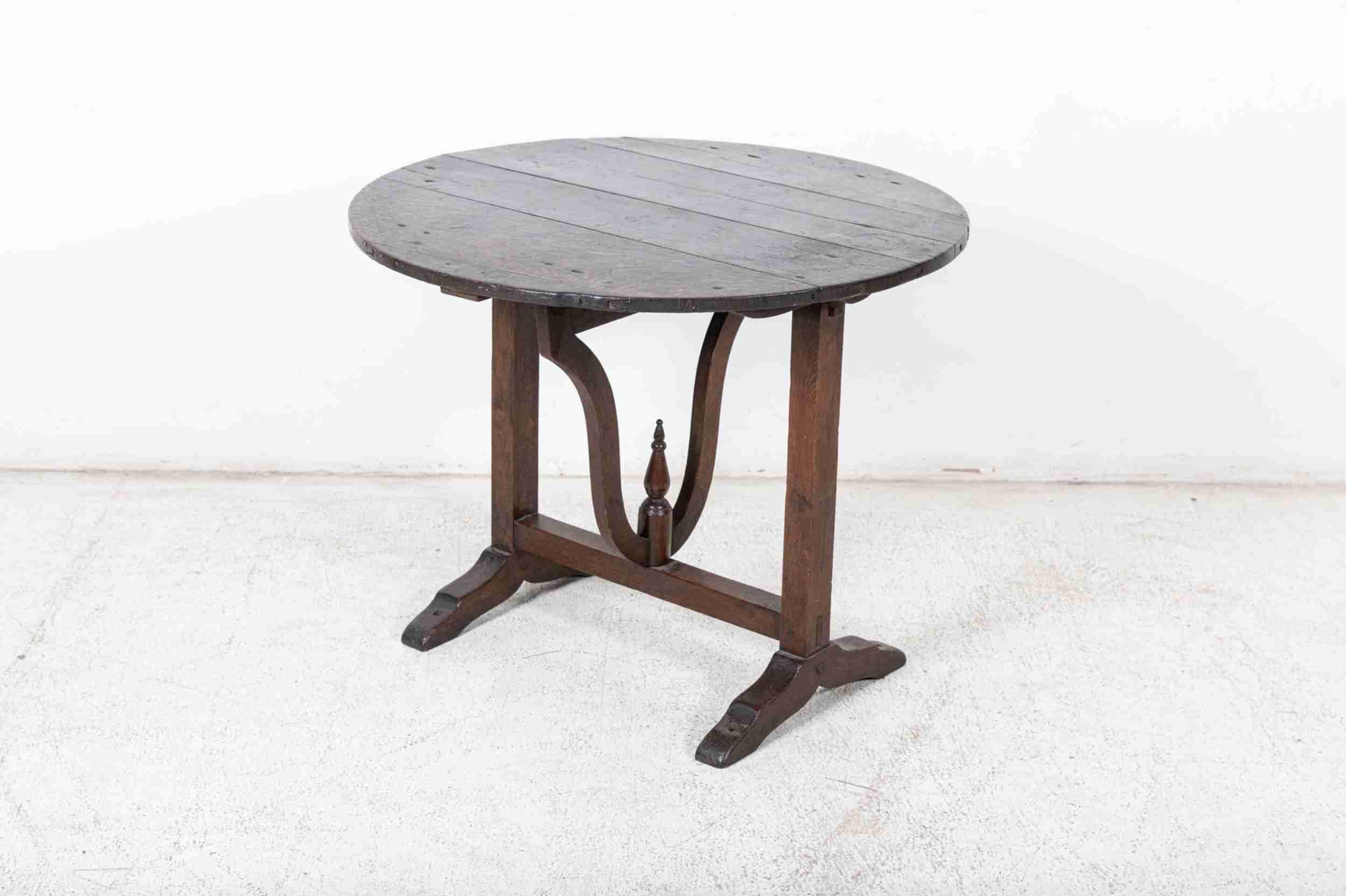 Late 19th Century 19th C French Oak Vendange Table For Sale