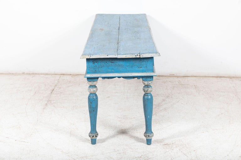 19thC French Painted Provincial Console / Hall Table 5