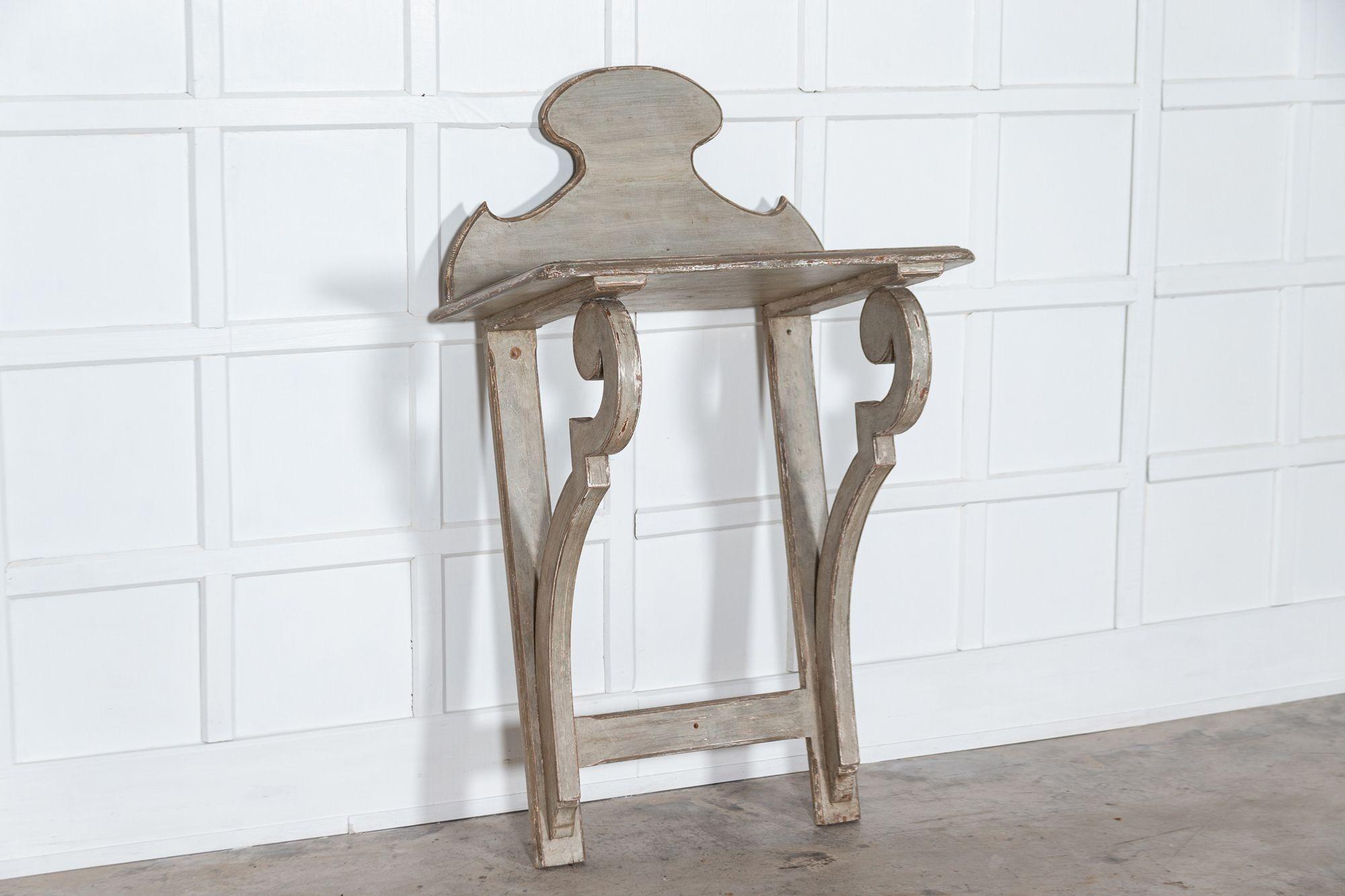 Table d'atelier / console peinte française du 19e siècle Bon état - En vente à Staffordshire, GB