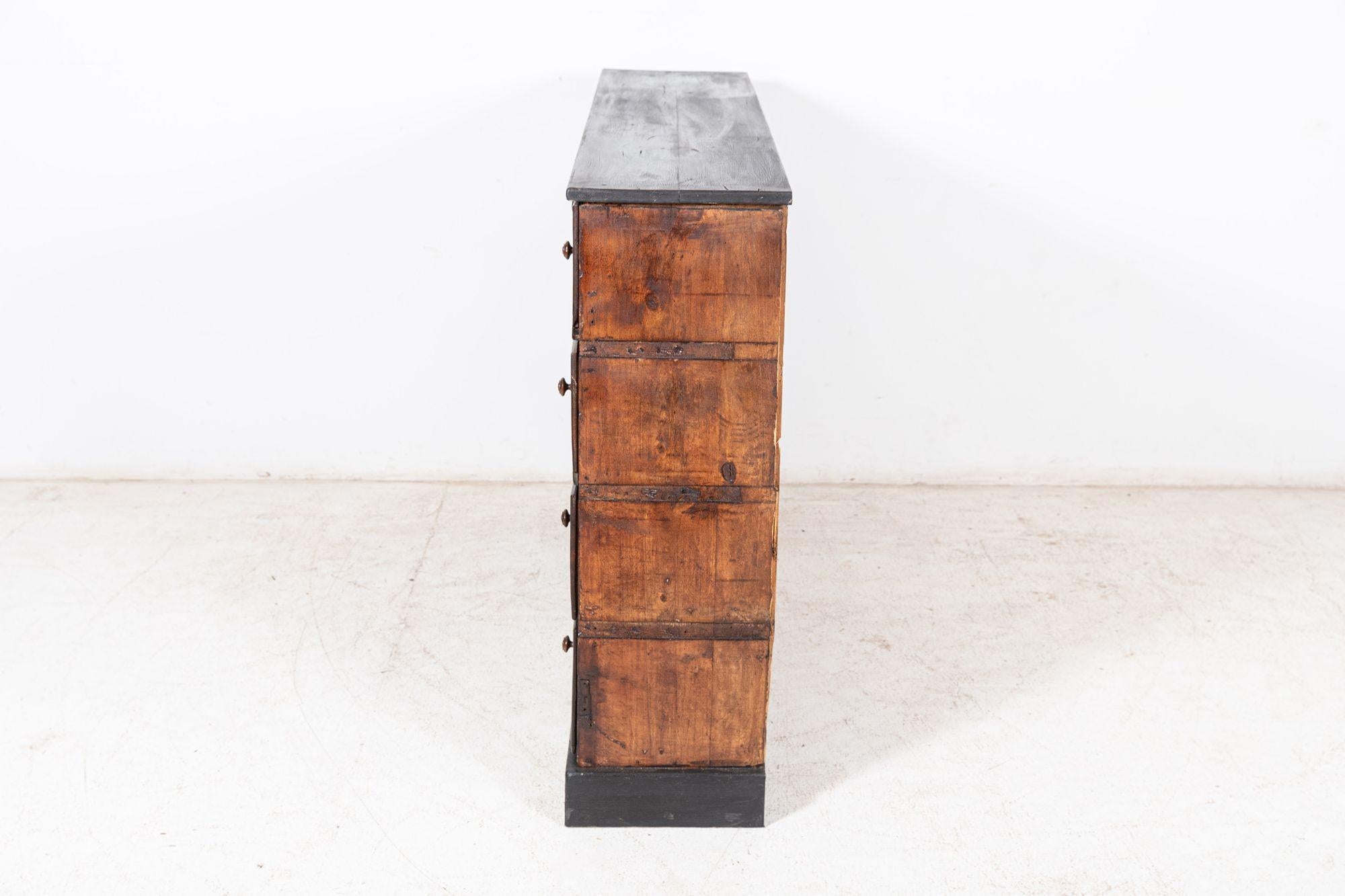 19th C French Printers Drawers 3