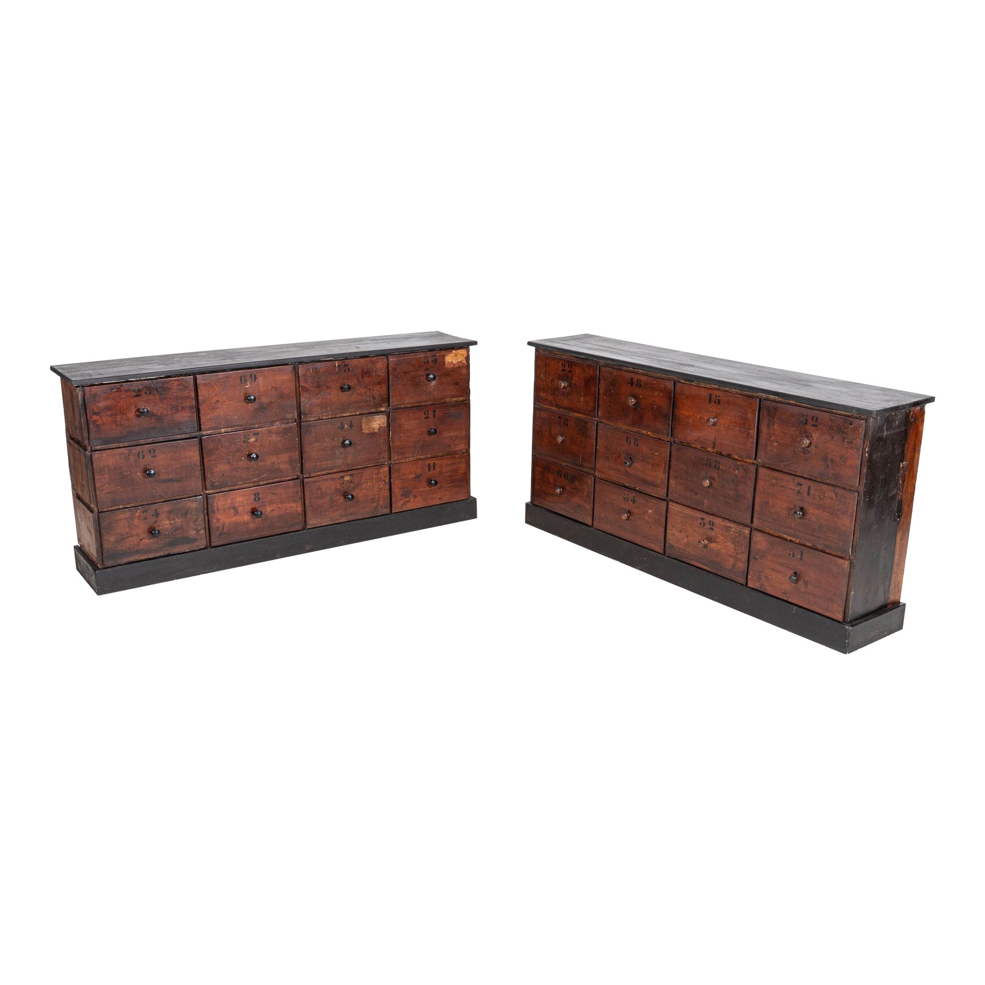 19thC French Printers Drawers