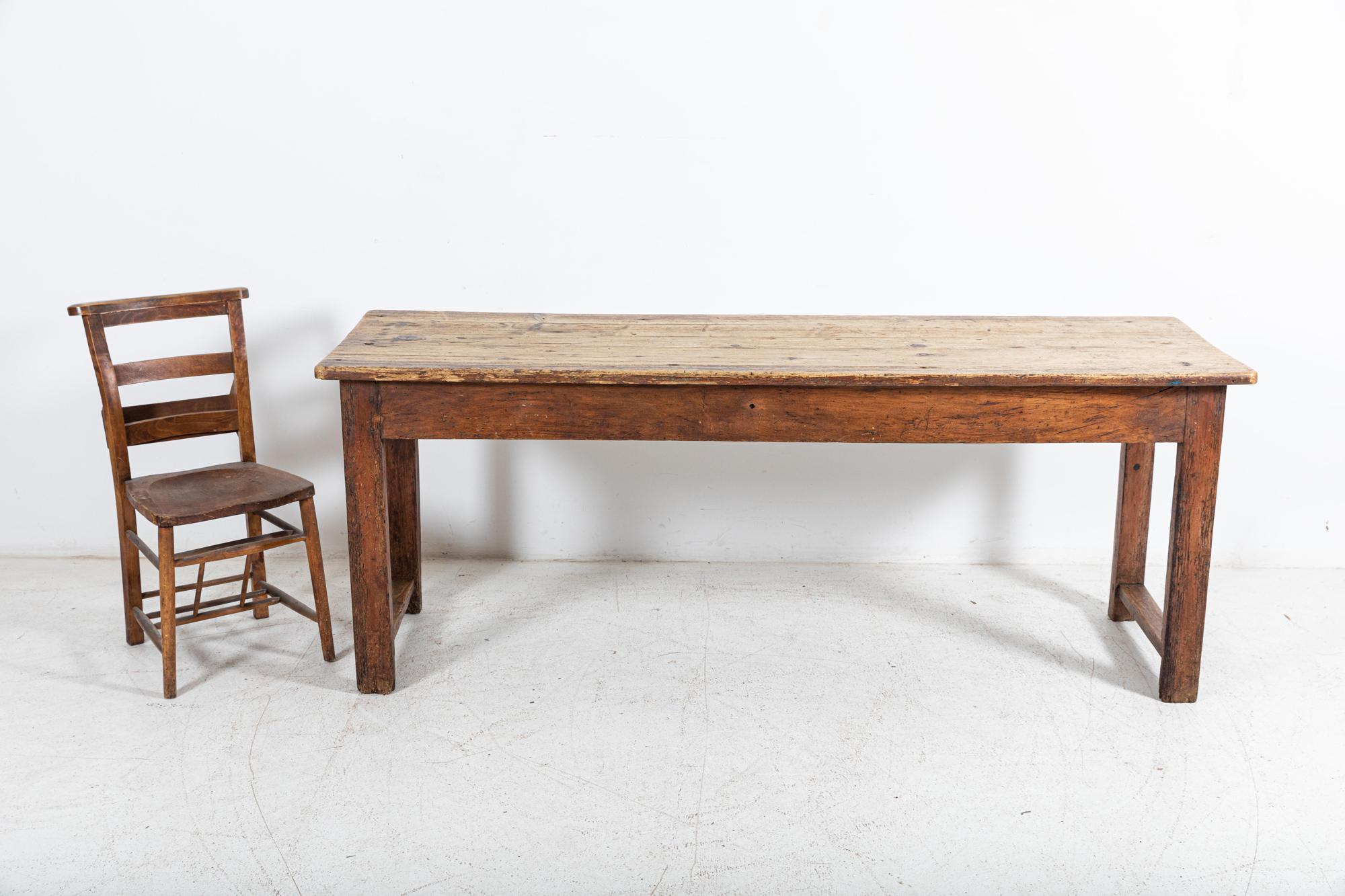 19thC French Refectory Table For Sale 7