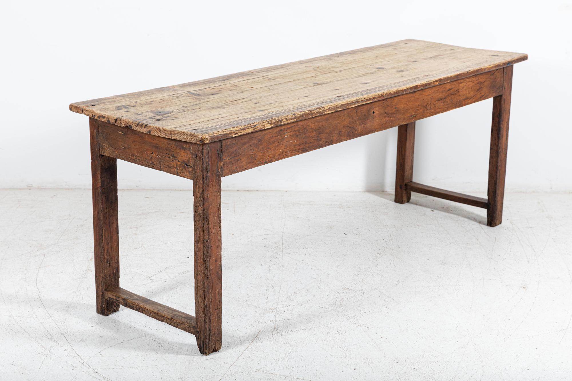 19thC French Refectory Table For Sale 3