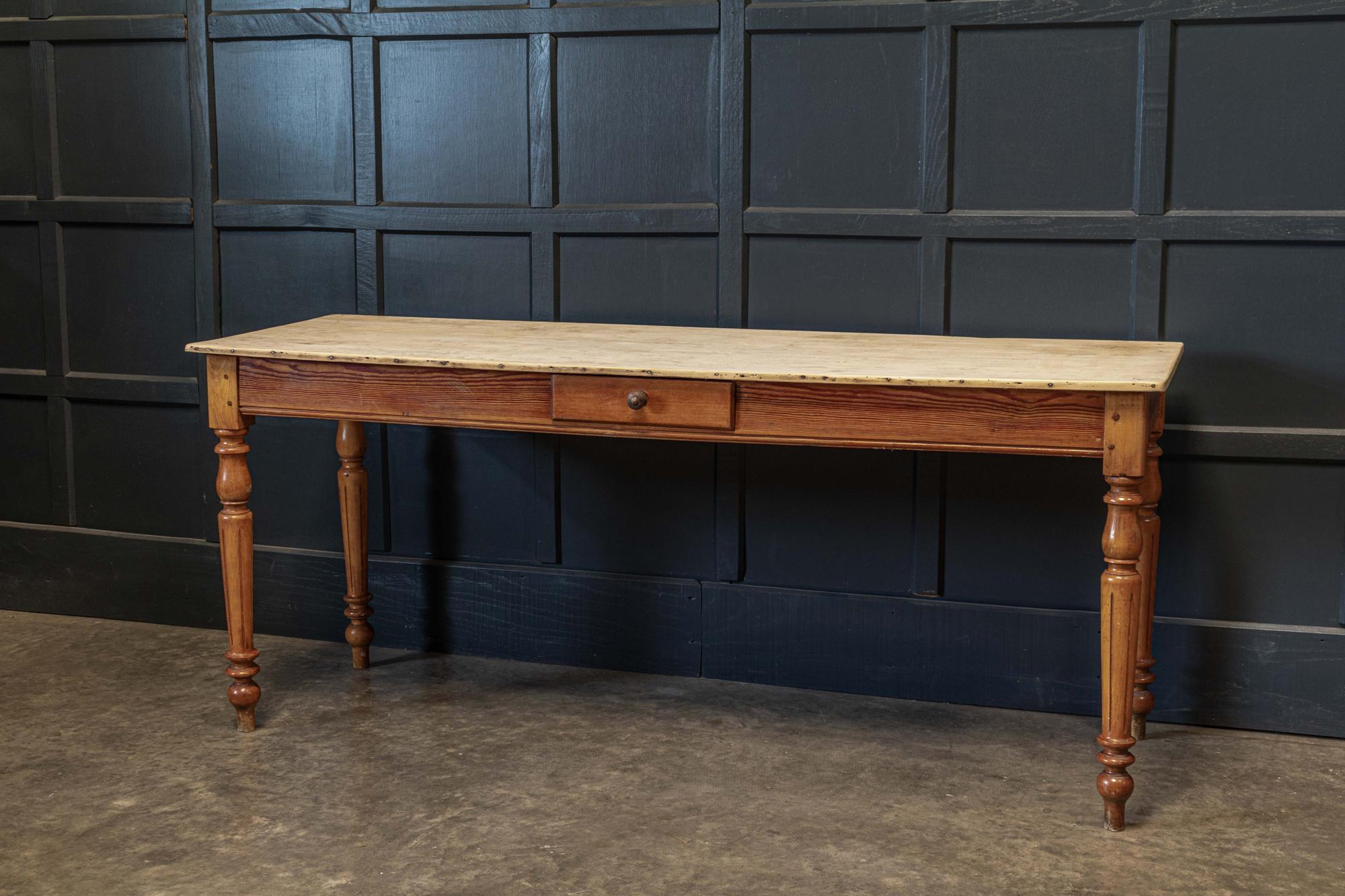 19thC French Scrub Top Table 7