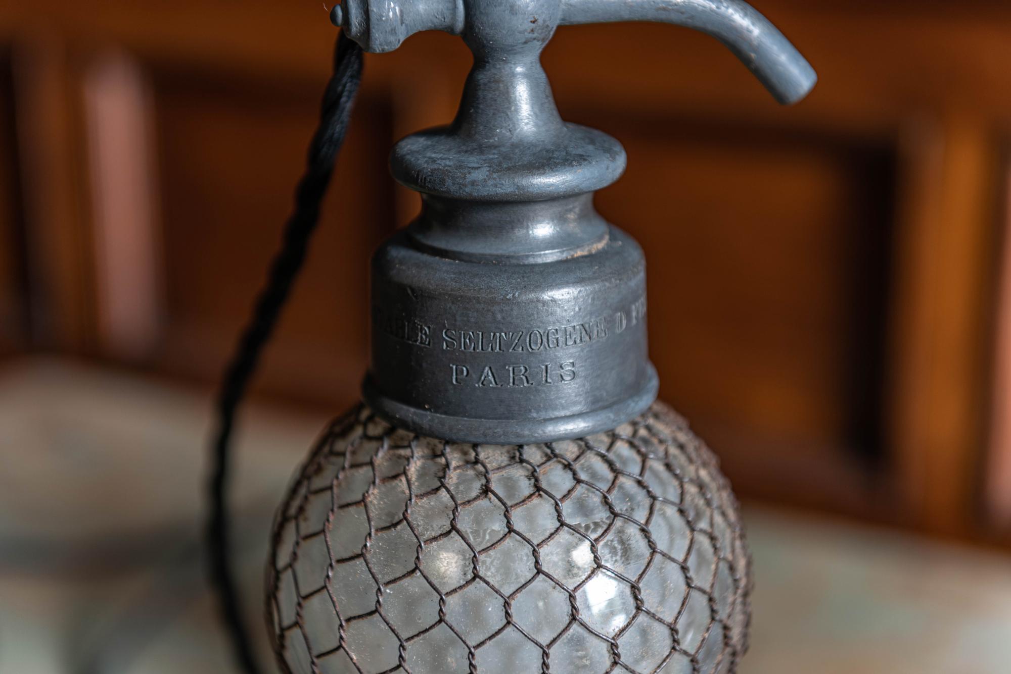 19th Century French Seltzer Siphon Lamps 3