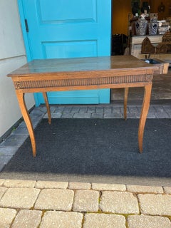 19thC French Side or Tea Table with Drawer