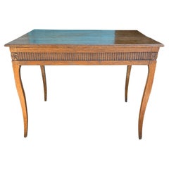 19thC French Side or Tea Table with Drawer
