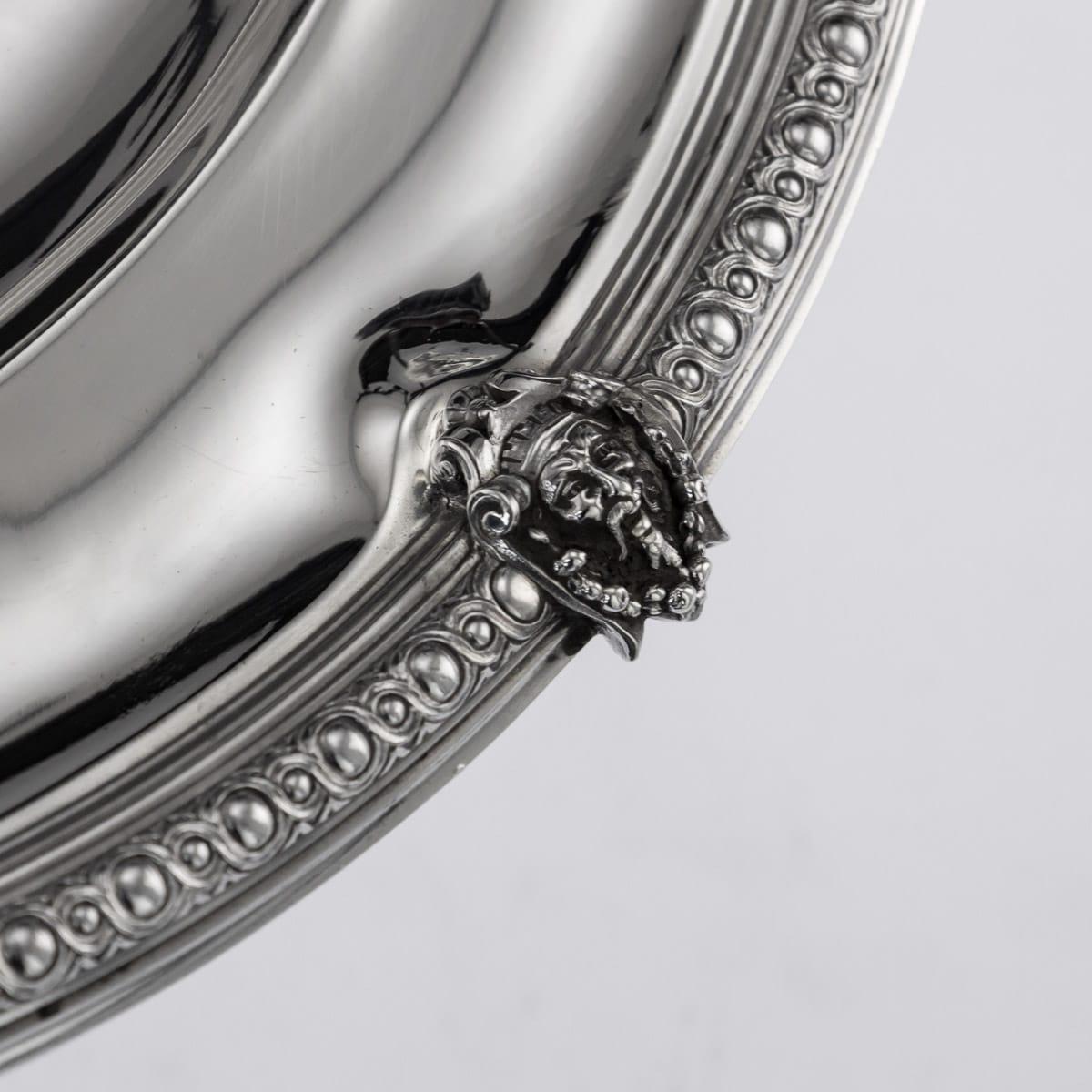 French Solid Silver Large Dinner Service, Mon Odiot, Paris, circa 1890 For Sale 8