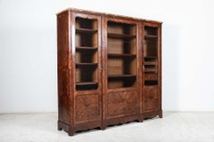 19th C French Walnut Armoire / Bookcase