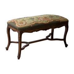 19th Century French Walnut Stool