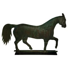 19Thc Full Body Monumental Horse Weather Vane