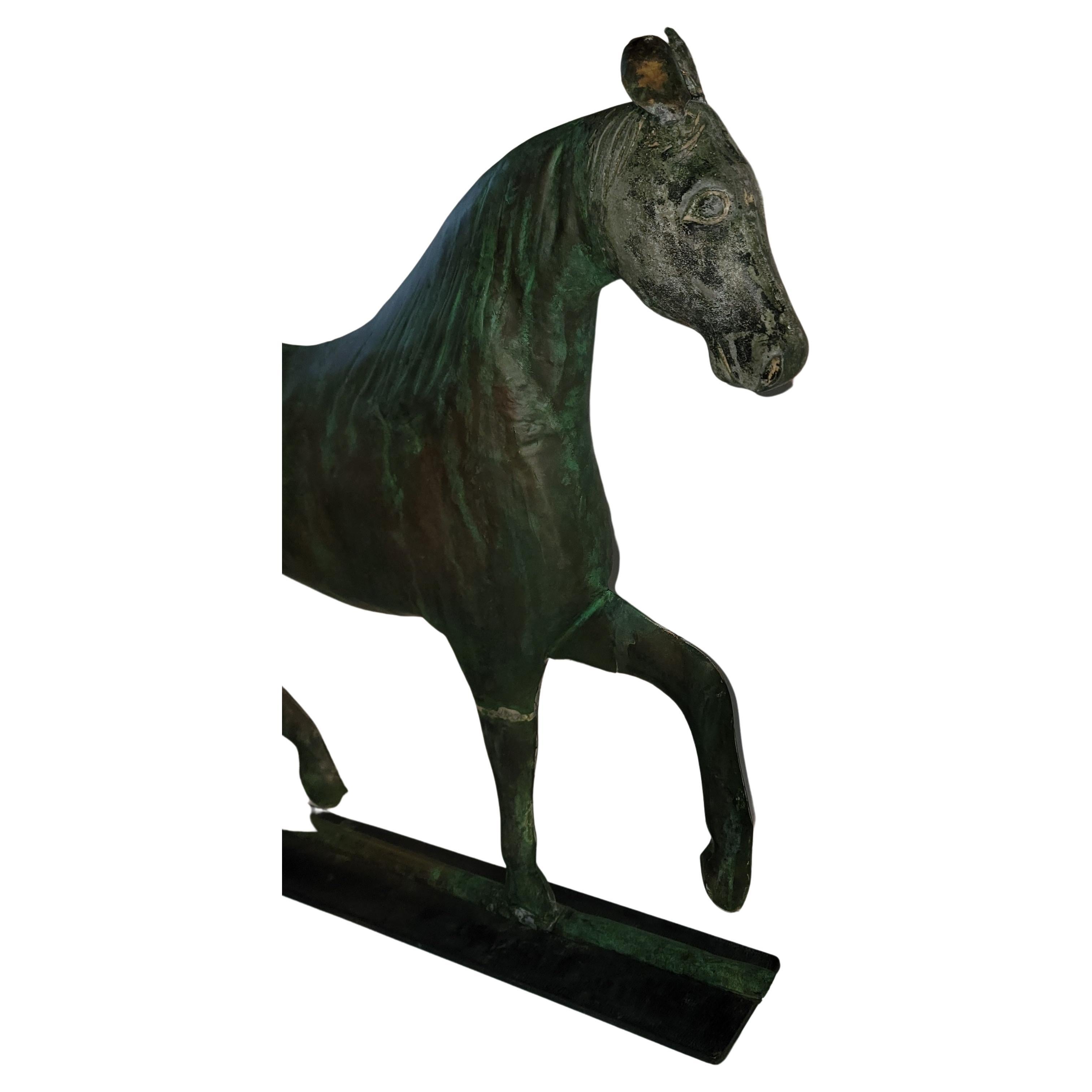 19Thc Full Body Monumental Horse Weather Vane 1