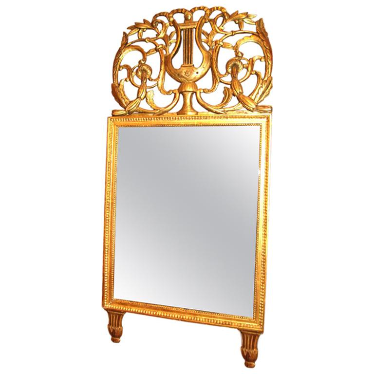 19thc Giltwood mirror For Sale
