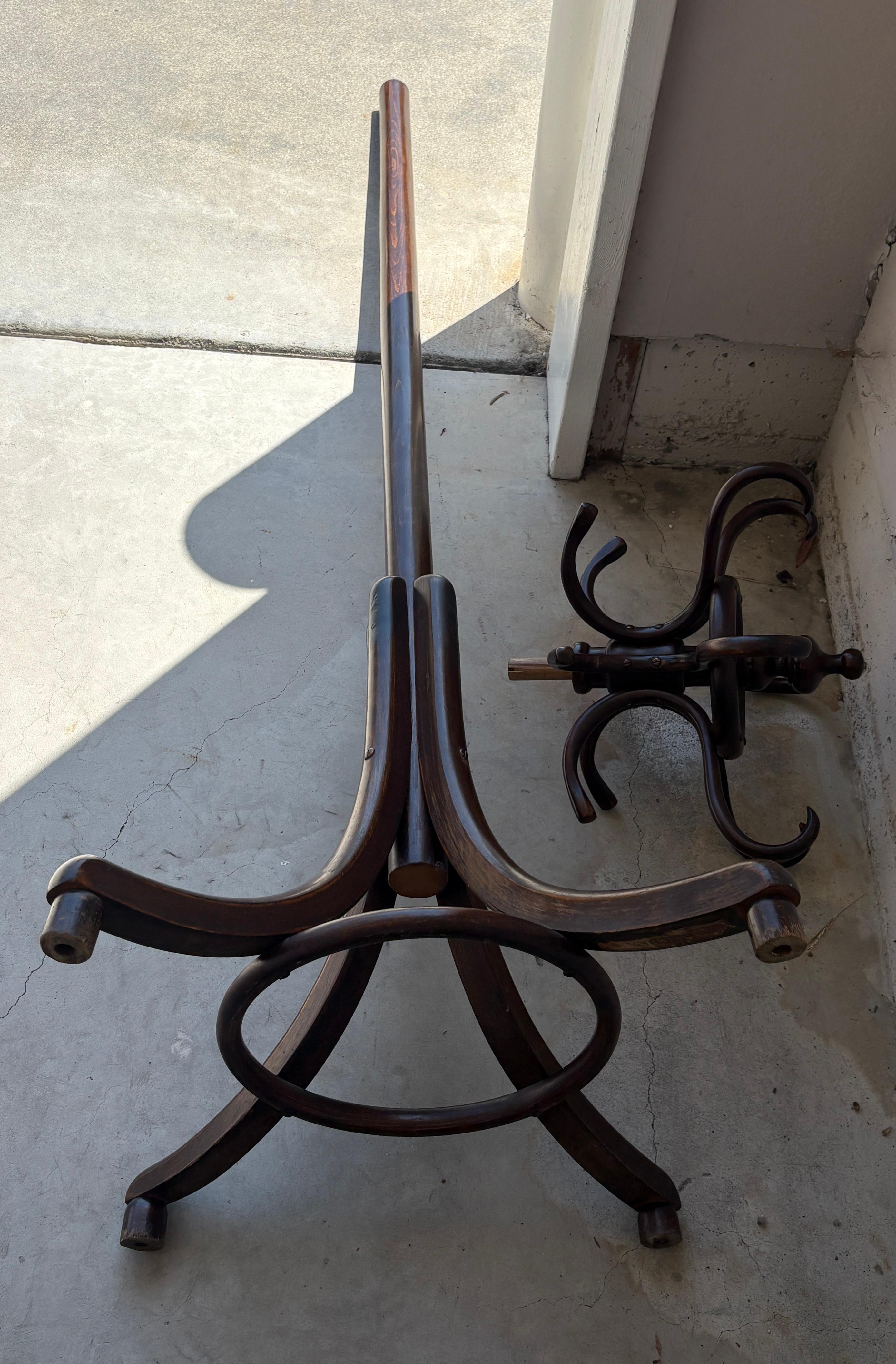 Stile Adirondack Glascow, appendiabiti inglese del XIX secolo in vendita