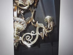 19thc Grand French Louis XVI style Gilt Bronze Palace Lantern/ Chandelier