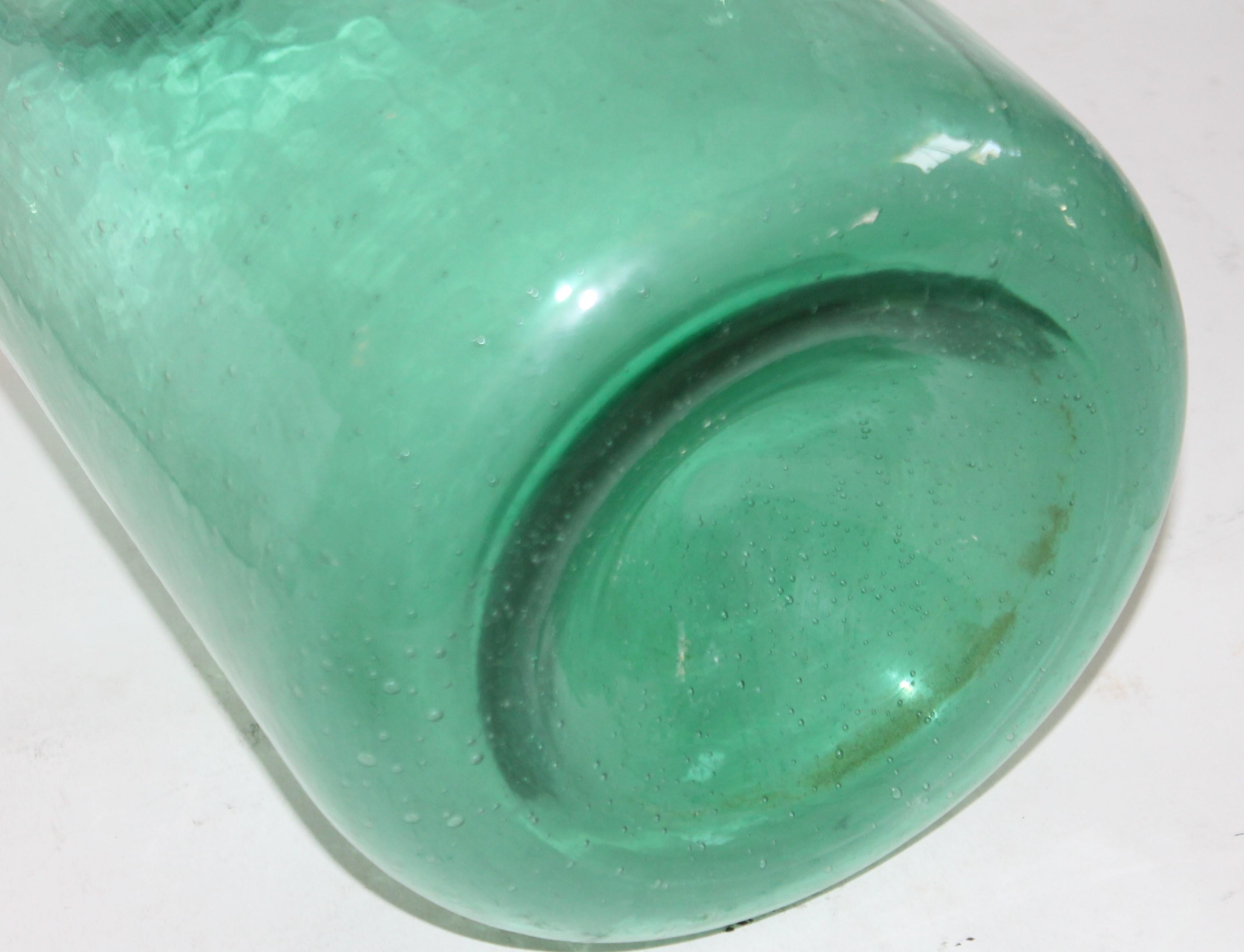 Adirondack 19th Century Hand Blown Storage Jar For Sale